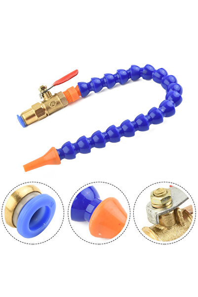 Choice خرطوم أنبوب تبريد الزيت المائي المرن البلاستيكي مقاس 300 مم لآلة الطحن والمخرطة CNC مع ن...