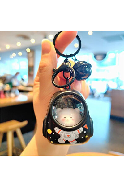 Choice حقيبة دب سوداء لطيفة، سلسلة مفاتيح صغيرة مضيئة ليلية، حقائب كاواي معلق...