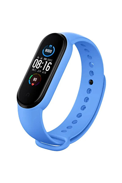 Choice سوار ساعة Mi Band 3 4 أزرق داكن 28 لسوار Mi Band 7 6 5 4 3 سوار معصم م...