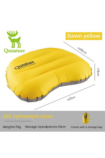 Choice 600085002 Qunature Inflatable Camping Pillow, Lightweight Comfortable Travel Pillow for Outdoor Hiki