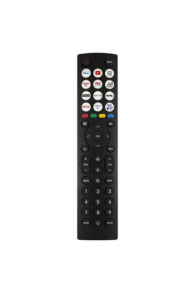 Choice جهاز تحكم عن بعد عالمي جديد ERF2L36H لجميع أجهزة التحكم عن بعد في تلفزيون Hisense، مع دعم Netflix وPrime Video وDisney وRakuten P