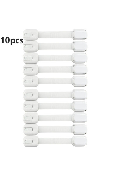 Choice1 C77-10pcs 1-10pc Child Safety Strap Locks Baby Locks for Cabinets and...