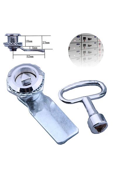 Choice Iron Gas Electric Meter Cam Lock Key Kit For Door Cabinet Box Latch MS705 Switch Cabinet Distribu...