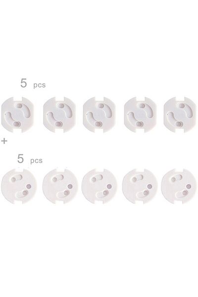 Choice mixed Baby Safety Socket Covers 10pcs Electrical Plastic Outlet Protectors Child Safe Socket Securit