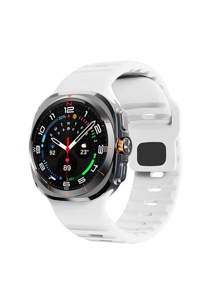 Choice Galaxy Watch 7 Ultra white For Samsung Galaxy Watch 7 Ultra Strap 47mm Accessories correa Sport Sili