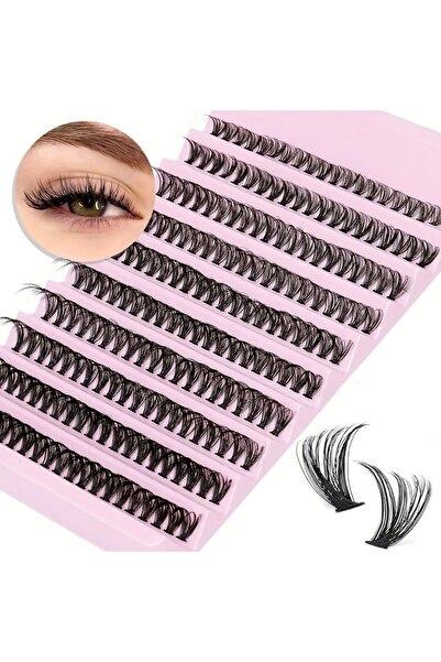 Choice مزيج 0.07 مم D رموش فردية مصقولة من الكروم 8-16 مم 200 قطعة من الرموش المتجمعة ذات المظهر الطبيعي علبة مختلطة D