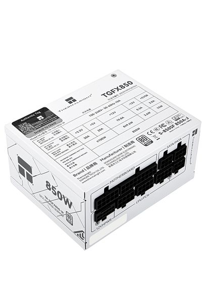 Choice 850W Thermalright TR-TGFX850W تغذية بيضاء لكل جهاز كمبيوتر، وحدة كاملة لكل متوسط