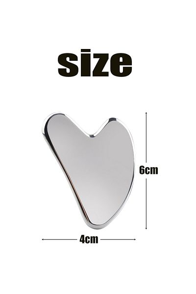 Choice small size 1PC Stainless Steel Gua Sha Scraper Skin Beauty Care Face Massager Full Body Neck Guasha