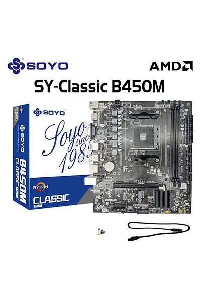 Choice AMD B450M SOYO Motherboard Classic AMD B450M Dual-channel DDR4 Memory AM4 Mainboard M.2 NVME (Suppor