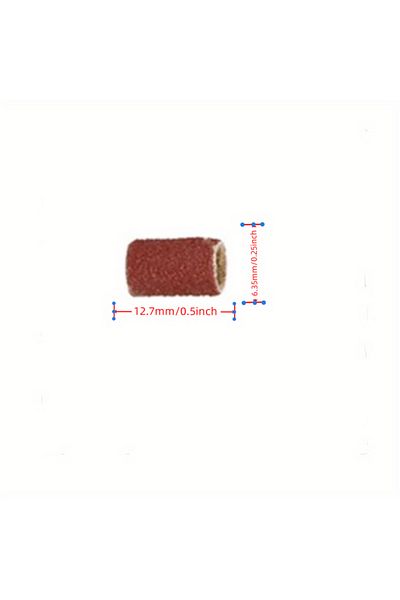 Choice 120 Rotary Tools 102pcs 120 Sanding Bands Set With 6.35mm Mandrels Nail Electric Drill Machine Grind