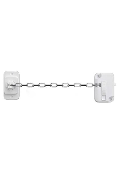 Choice WHITE Adjustable Window Kid Security Lock Self Adhesive No Drilling Window Restrictor