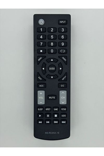 Choice جهاز تحكم عن بعد عالمي أسود NS-RC4NA-18 بديل لجميع أجهزة تلفزيون INSIGNIA