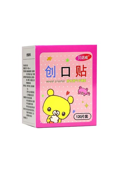 Choice 120pcs 120Pcs/lot Cartoon Animal Pattern Children's Catch Hemostatic Patch First-Aid Children Strip