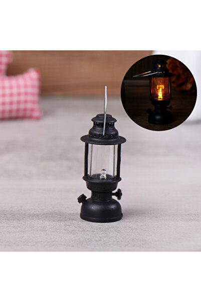 Choice فانوس صغير متوهج على شكل حصان صغير مقاس A3 6 سم، مصباح ليلي لمنزل الدمى، مصباح محاكاة صغير