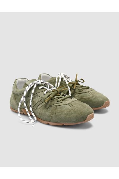 Cabani 100% Genuine Leather Khaki Women's Sneaker