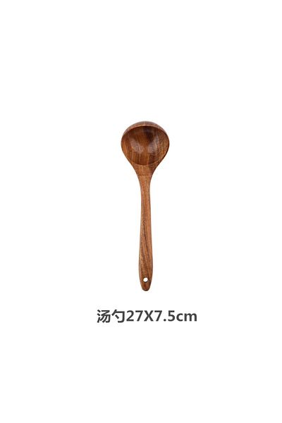 Choice 27x7.5cm Teak Wooden Spatulas Kitchen Utensils Cooking Utensil Eco-friendly Wood Spatula For Non Sti