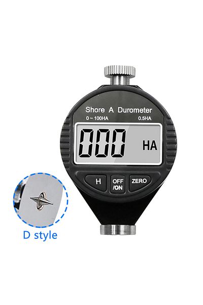 Gaqqee D style 0-100HACD Electronic Digital Shore Durometer Type A/D/C Sclerometer Tire Plastic Rubber Hard