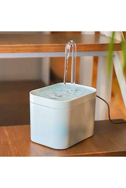 Choice3 USB Light green Ultra-Quiet Pet Water Fountain Auto Filter USB Electr...