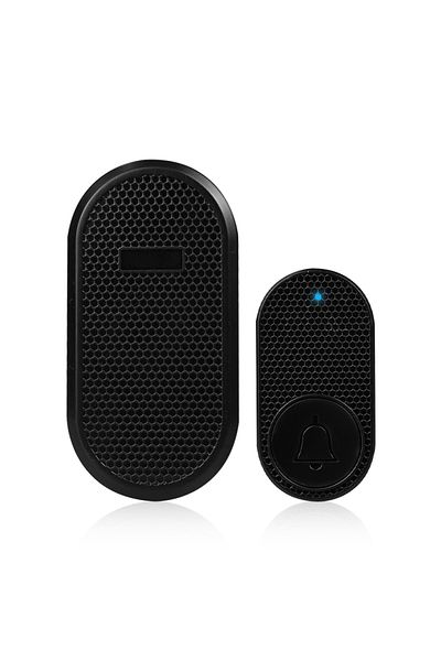 Choice Us Plug Black Wireless Doorbell Smart Home Welcome Doorbell Waterproof 32 Songs 4 Level Volume Intel