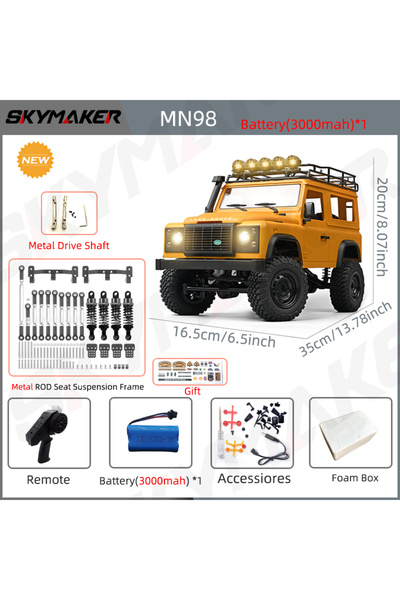 Choice mn98-1B3000-MDS-RS-S سيارة MN99s MN98 الجديدة بمقياس 1:12 طراز MN RTR،...