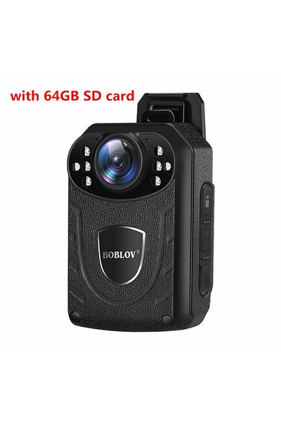 Choice Camera 64g Boblov Kj21 Body Worn Mini Camera Police Hd 1296p Dvr Video Recorder Security Cam 170 Deg