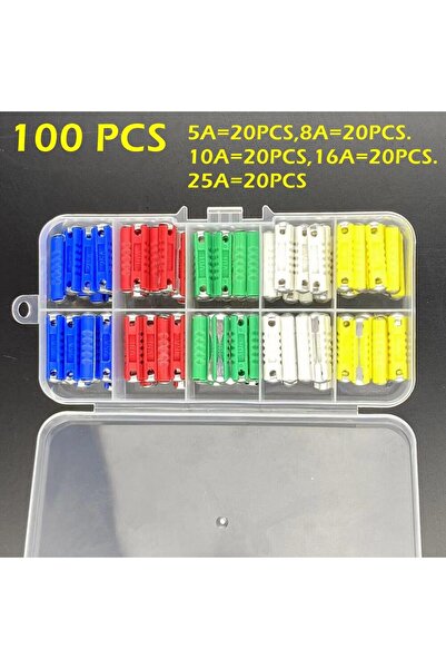 Choice10 100 Pcs 100/200 Pcs Continental Car Fuses Type For Vintage Classic C...