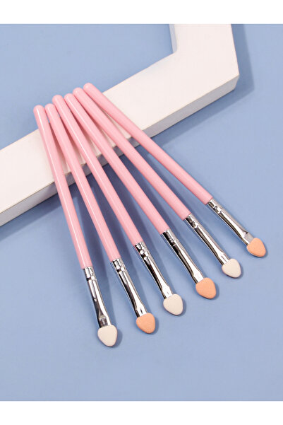 Choice1 Pink 6PCS Premium latex single-head double-sided eyeshadow Brush Eyes...