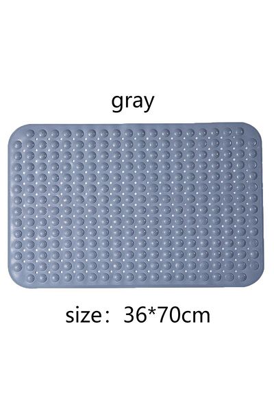 Choice Grey Shower Bath Mat Bath Tub Pad Household Bathroom Hollow Hydrophobic Thicken Anti Slip Pad Suctio