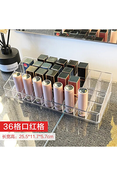 Choice منظم مكياج شفاف، صندوق تخزين أحمر الشفاه، 36 شبكة، 12/18/36 شبكة، أحمر...