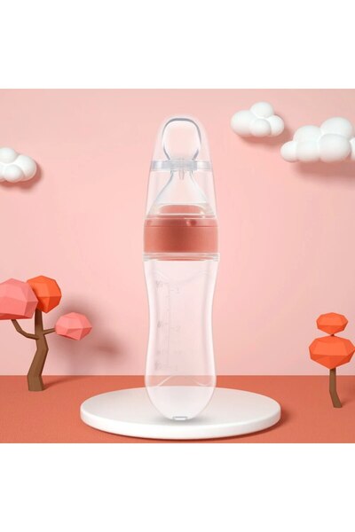 Choice Pink 90ML Baby Fruit Feeder Pacifier: Self Feeding Baby Food Feeder for Teething Relief - Squeeze Ba