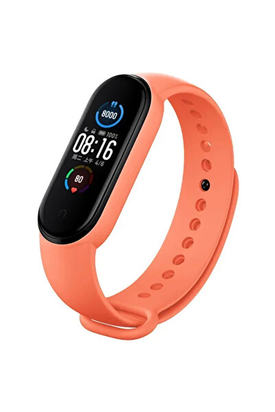 Choice سوار ساعة Mi Band 3 4 برتقالي 08 لسوار Mi Band 7 6 5 4 3 سوار سيليكون ...