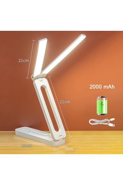 Choice B-Charging Reading Desktop Desk Lamp Multifunctional Folding Lamp Infinite Dimming Eye Protection B