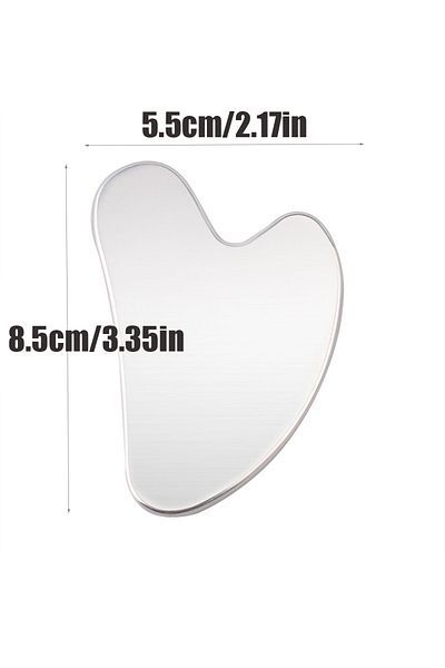 Choice large size 1PC Stainless Steel Gua Sha Scraper Skin Beauty Care Face Massager Full Body Neck Guasha