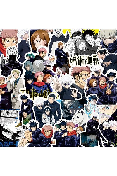 Choice 30pcs 10/30/80pcs Cartoon Jujutsu Kaisen Stickers Diy Laptop Skateboard Kids Cool Sticker Itadori Yu