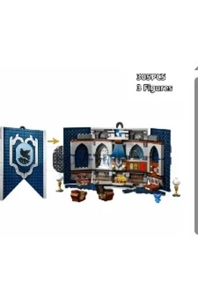Choice with paper manual no box3 Double-deck Bus Magical Knights Book Building Block Toys Brick for Kids C