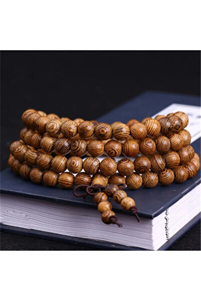 Choice3 سوار بني من خشب الصندل الطبيعي للرجال، سوار خرز بوذا للتأمل البوذي لل...