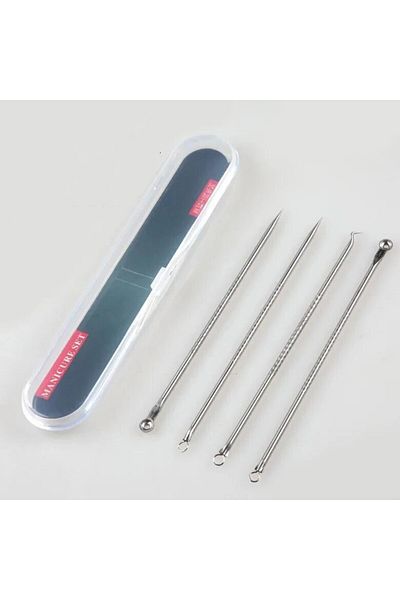 Choice Silver Stainless Steel Beauty Needle Acne Needle Dual-purpose Acne Remover Acne Removing Acne Beauty