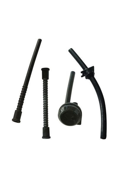 Choice A For Chinese 2500 25cc Fuel Pipe Tube Chainsaw 4pcs Set Kit Replacement Tool Replaces Seat Oil Pum.