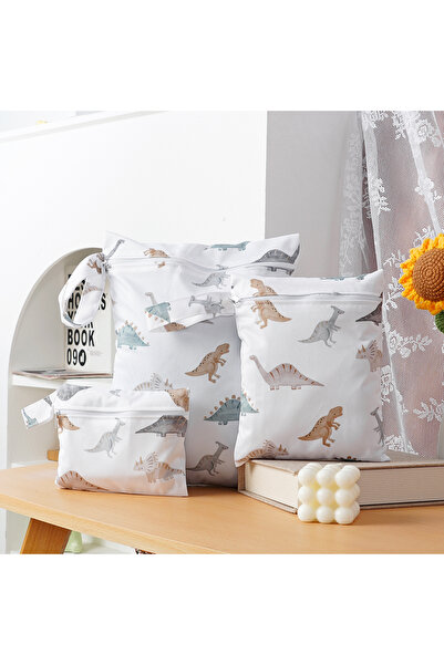 Choice SMT083-EF651 حقيبة Elinfant المحمولة المبللة والجافة من 3 قطع لملابس ا...