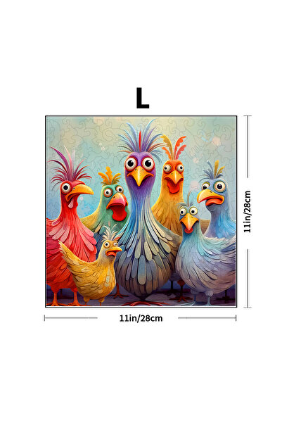 Choice ألغاز خشبية للكبار E088-L، ألغاز عائلية ممتعة مع دجاج، ألغاز حيوانات م...