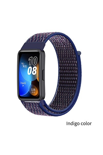 Choice حزام هواوي باند 8 نيلي لسوار 9/8/7، حزام بديل لملحقات الساعة الذكية من...