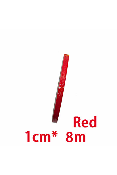 Choice أحمر - 1 سم × 8 م 1 سم * 20/10/8/5 م أشرطة عاكسة عاكسات شريط تحذير ملص...