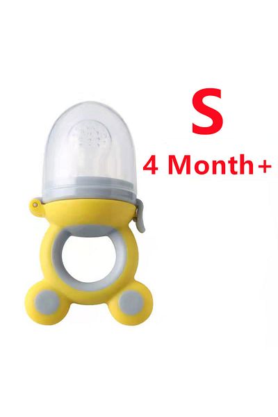 Choice TD1208D-S Baby Teether Nipple Fruit Food Feeder For New BornSilicona Teethers Fresh Food Nibbler Pac