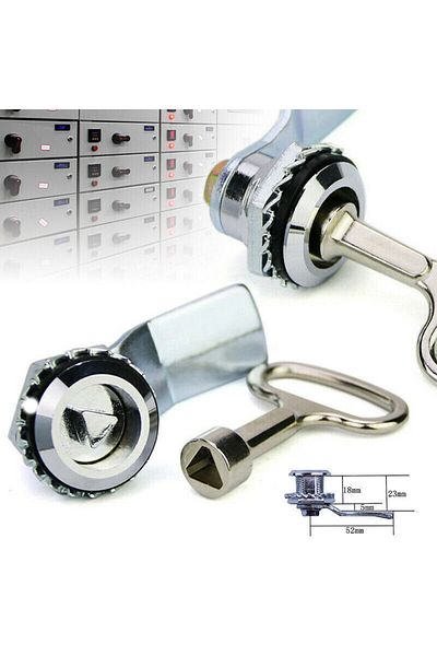 Choice Iron Gas Electric Meter Cam Lock Key Kit For Door Cabinet Box Latch MS705 Switch Cabinet Distribu...