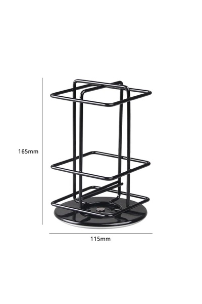 Choice black 40 Pcs Black Coffee Capsule Storage Rack Metal Rotating Nespress...
