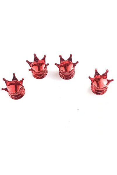 Choice1 Red 4 PCS Universal Crown Wheel Valve Covers Air Dustproof Waterproof...
