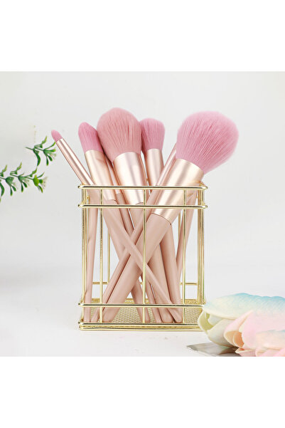 Choice سلة تخزين فرش المكياج المعدنية من الحديد على شكل مربع من Glod 1/سلة تخ...