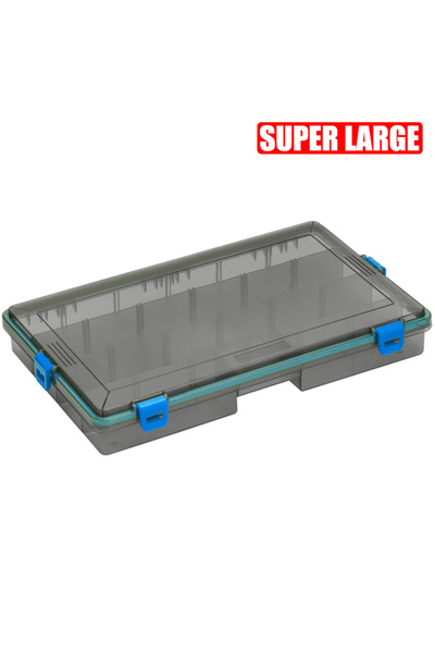 Choice صندوق أدوات صيد كبير جدًا مقاوم للماء من CAZULO باللون الأزرق، صندوق ط...