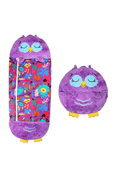 Choice 135x50cm owl Children's Cartoon Sleeping Bag Kids Animal Soft Lazy Sleepsacks Baby Plush Doll Pillow