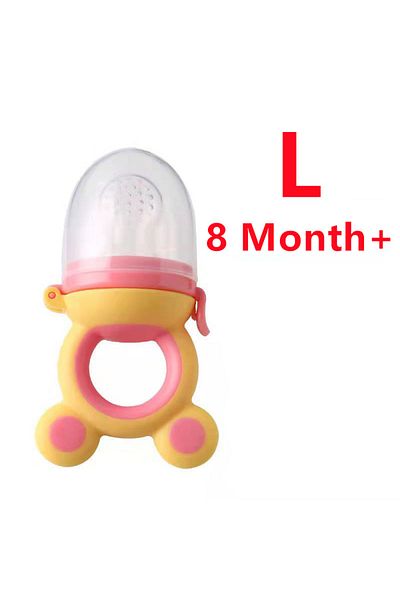Choice TD1208A-L Baby Teether Nipple Fruit Food Feeder For New BornSilicona Teethers Fresh Food Nibbler Pac